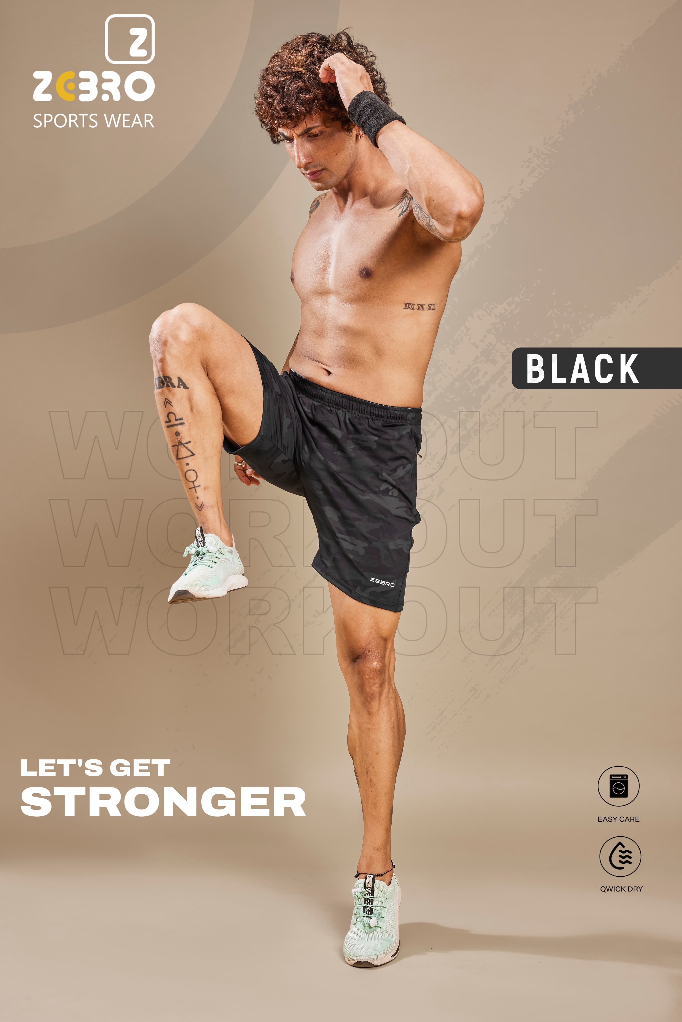 Zebro Sports Shorts zebro shorts 1