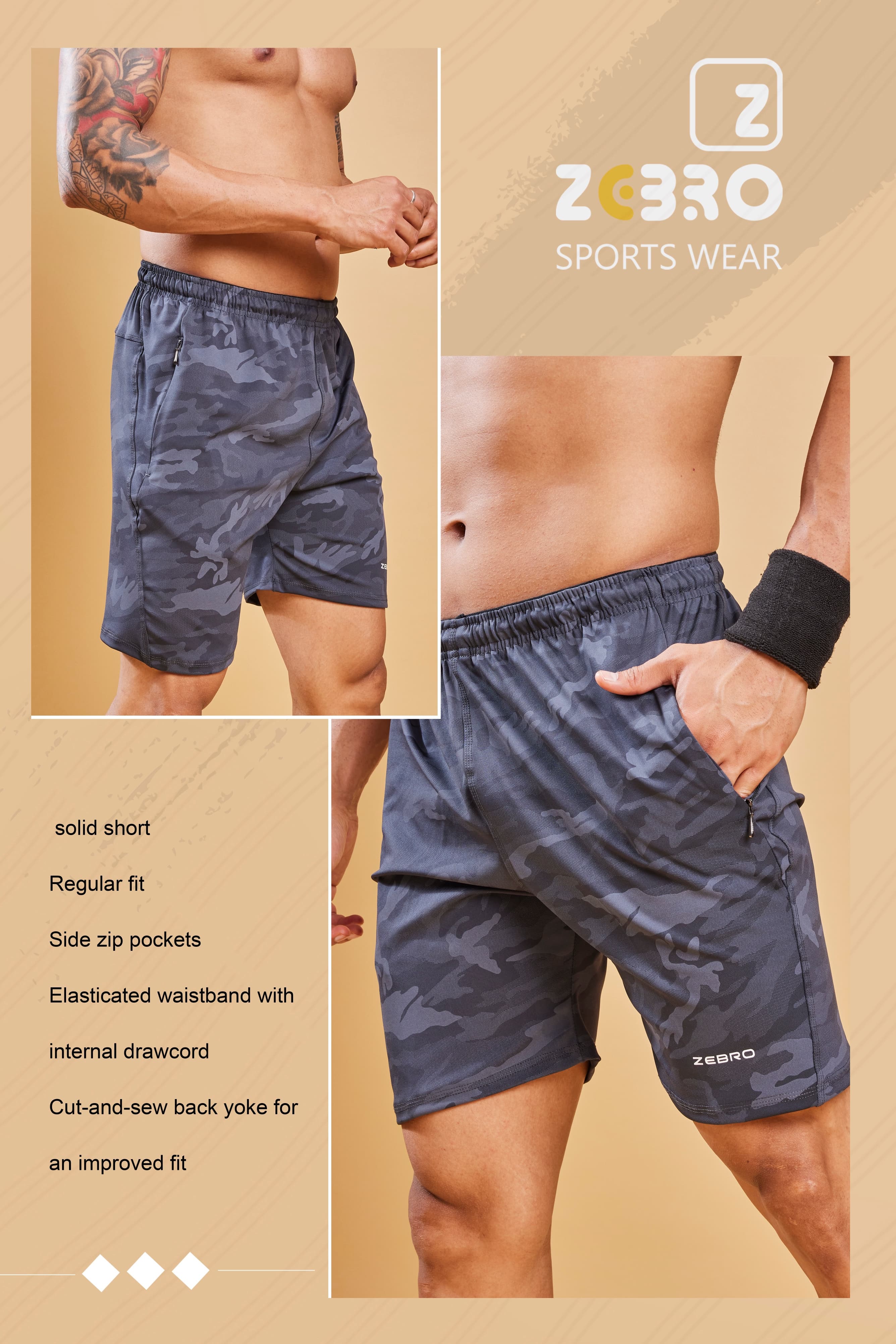 Zebro Sports Shorts zebro shorts 4