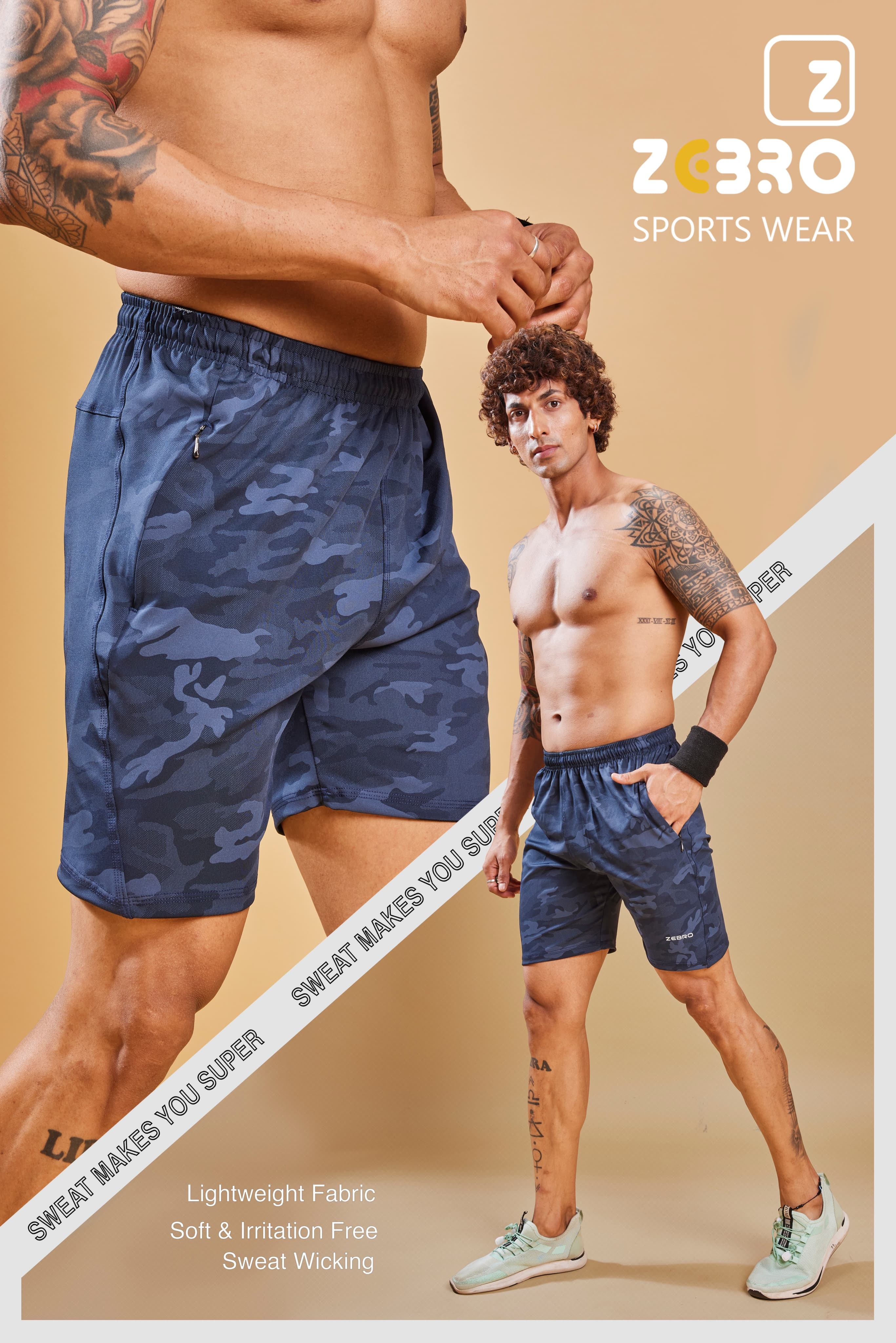 Zebro Sports Shorts zebro shorts 6