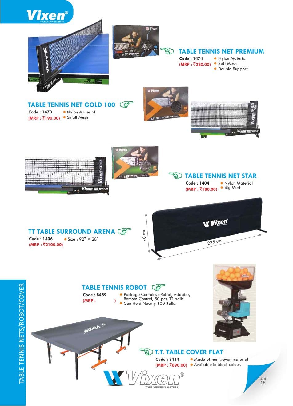 Vixen Table Tennis vixen tabletennis 16