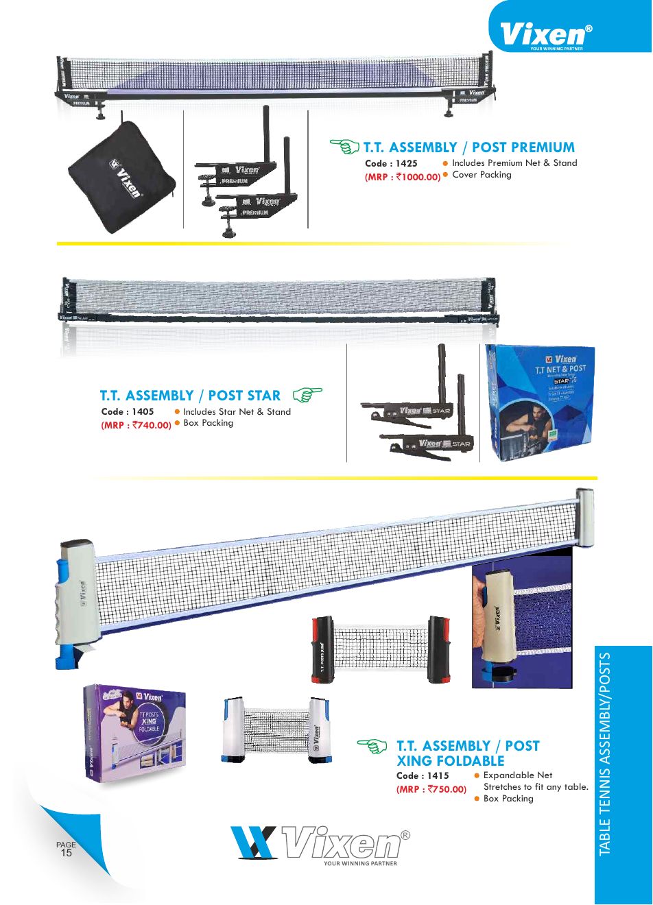 Vixen Table Tennis Bat Pro